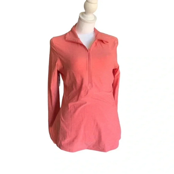 LAYERS 8 Qwick dry women's pink size small have zip pullover long sleeve - Picture 1 of 8